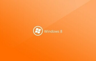 Hi Tech Windows Pc Microsoft Logo Orange Wallpaper