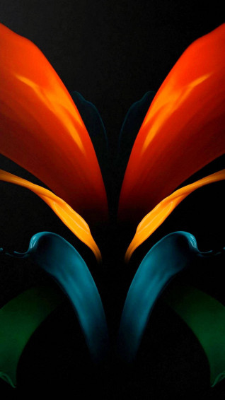 Samsung S21 Ultra Ribbon Paint Wallpaper