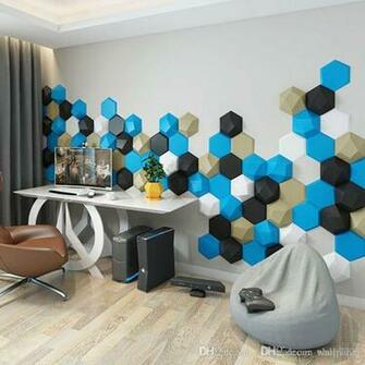 Pu Pvc Vinyl Wallpaper Self Adhesive Wall Covering Panels Modern