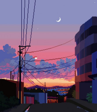 Pixel Art Landscape Design Cool