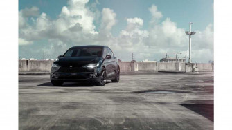 Black Tesla Model X Looks Menacing On Adv Advanced Wheels