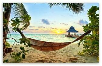 Tropical Paradise HD Desktop Wallpaper Widescreen High Definition