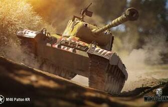 Wallpaper Technique Tanks World Of M46 Patton Kr