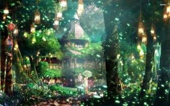 Magical Forest Wallpaper Anime
