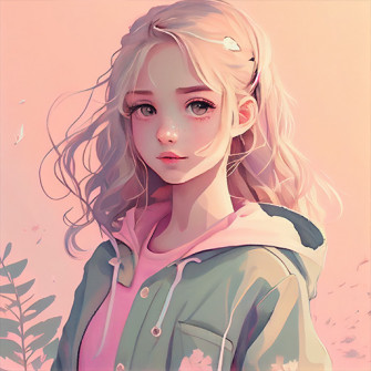 Aesthetic Preppy Girl Pattern Wallpaper Pink Off