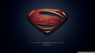 Man Of Steel Logo Wallpaper