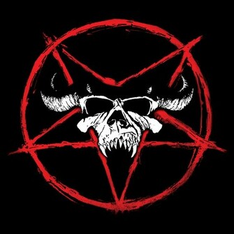 Bravado Pentagram Skull Danzig Kapuzenpullover Merch