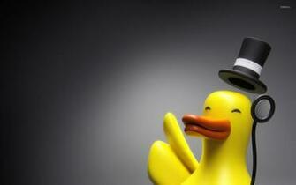 Classy Rubber Duck Wallpaper Digital Art