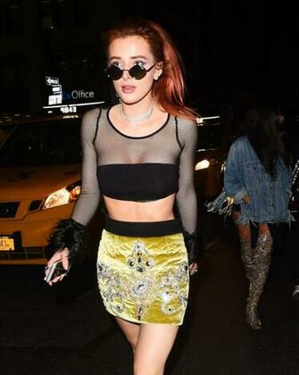 Bella Thorne Arriving At Fenty Puma Show Spring Summer