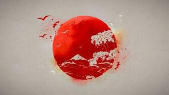 Japanese Flag Wallpaper Top Background