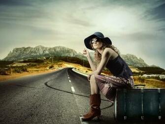 Girl Waiting HD Wallpaper Widescreen