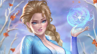 Snow Queen Elsa In Frozen 4k Wallpaper HD Movies