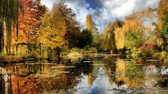 Monet Claude S Garden Giverny Upper Normandy France Wallpaper With