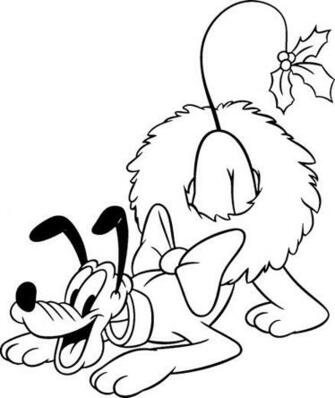Mickey Christmas Coloring S Full Desktop Background