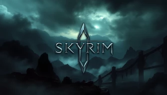 Skyrim Logo Wallpaper