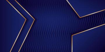 Elegant Blue And Gold Background Vectors