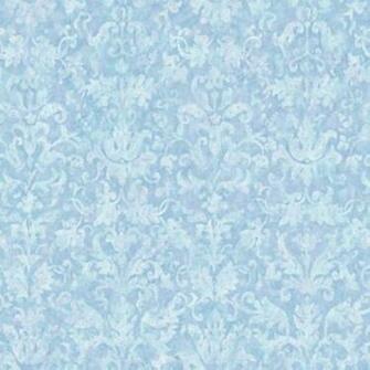 Light Blue With A Touch Of Lilac Damask Wallpaper Yk0183 All Walls