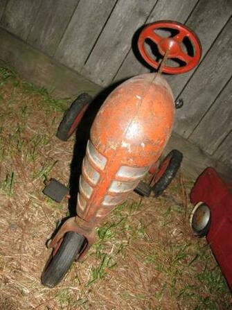 Antique Murray Pedal Car Needs Wheel Amp Work Good Completed