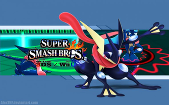 Greninja Wallpaper Super Smash Bros Wii U 3ds By Alexthf On