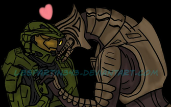 Master Chief And Arbiter Yaoi Masterchief By