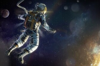 HD Wallpaper Astronaut Lost In Dark Black Space Abstract