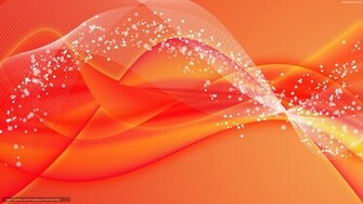 Wallpaper Orange Pink Line Bubbles Desktop