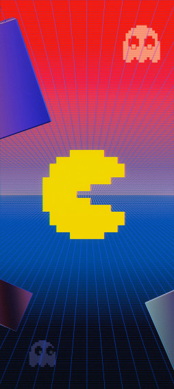 Mobile HD Pac Man Background Image Wallpaper