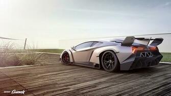 Lamborghini Veneno Sports Car Wallpaper HD