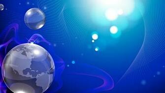 Wallpaper Planet Earth Line Blue Full HD 1080p