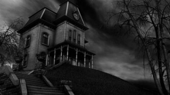 Psycho Huis Wallpaper