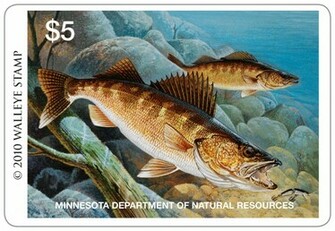 Love The New Walleye Stamp Makes Me Want To Go Fishing