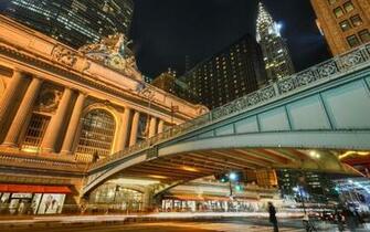 Manhattan At Night HD Desktop Wallpaper