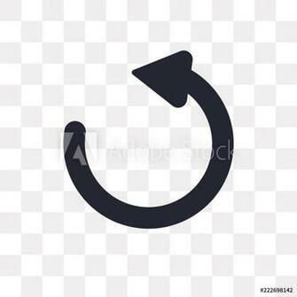 Fotografie Obraz Reload Icon On Transparent Background Posters Cz