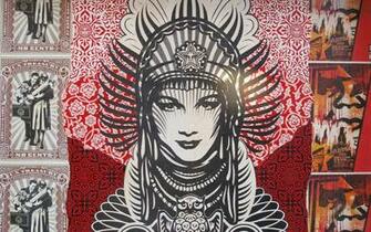 Graffiti Obey Wallpaper
