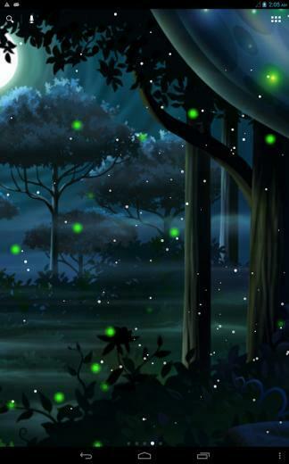 Firefly Forest Live Wallpaper Android Apps On Google Play