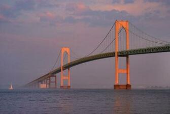 Newport Bridge Rhode Island Wallpaper World Picture