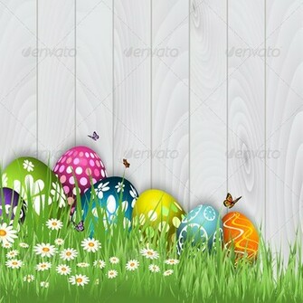 Easter Egg Background Seasons Holidays Conceptual