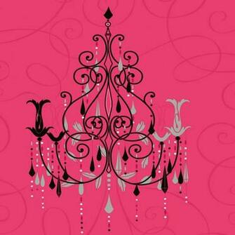 Details About Vymura Chandelier Wallpaper Pink Black M0380