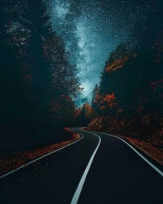 Milky Way Road Bolu Turkey Photography By Merve Ceren Evik