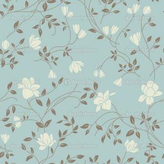 Vintage Flower Pattern Wallpaper Floral