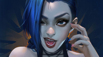 Jinx From Arcane Laptop Full HD 1080p 4k Wallpaper Image Photos And