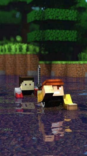 Incredible Minecraft iPhone Wallpaper