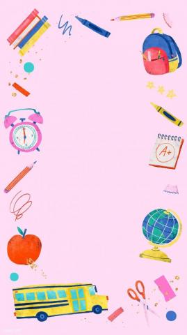 Premium Vector Of Blank Pink Back To School Mobile Phone