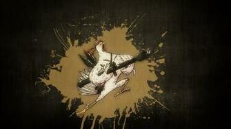 Funny Chickens Wallpaper