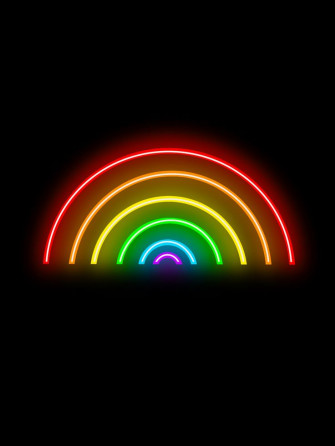 Neon Rainbow Wallpaper