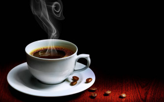 Dark Coffee In A Cup Aesthetic Wallpaper