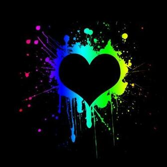 Black Heart iPad Wallpaper iPhone