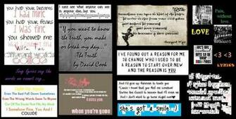 Song Lyrics Music Myspace Graphics