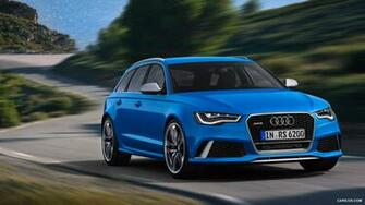 Audi Rs6 Blue Wallpaper