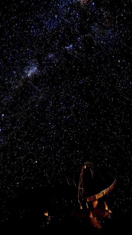 Space Dark Star Nature Black Sky iPhone Wallpaper